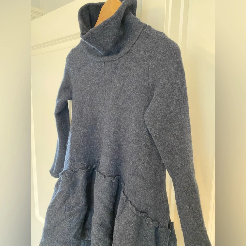 Rare free people twirl sweater tunic - Picture 8 of 10